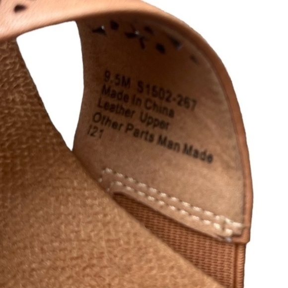 SoftWalk Tillman Sandal Tan Soft Nappa Leather Size 9.5 - Picture 4 of 6